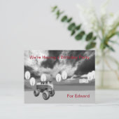 Invitation de fête d'anniversaire pour 70 ans (Debout devant)