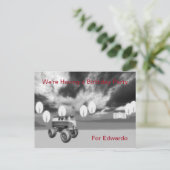 Invitation de fête d'anniversaire pour 70 ans (Debout devant)