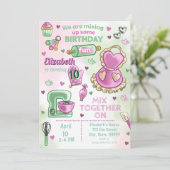 Invitation de fête d'anniversaire pour enfants (Debout devant)