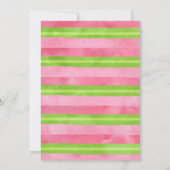 Invitation de fête d'anniversaire pour filles deux (Dos)