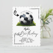 Invitation de fête d'anniversaire pour garçons (Debout devant)