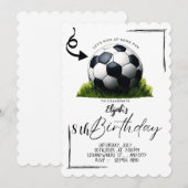 Invitation de fête d'anniversaire pour garçons (Devant / Derrière)
