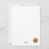 Invitation de fête d'anniversaire pour garçons (Dos)
