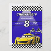 Invitation de fête d'anniversaire pour les garçons (Devant)