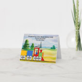 Invitation de fête d'anniversaire pour son avec th (Devant)