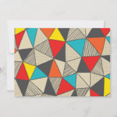 Invitation de fête d'anniversaire pour toute la Ll (Dos)