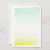 Invitation de fête d'anniversaire réussie (Dos)