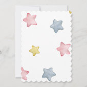 invitation de fête d'anniversaire rose (Dos)