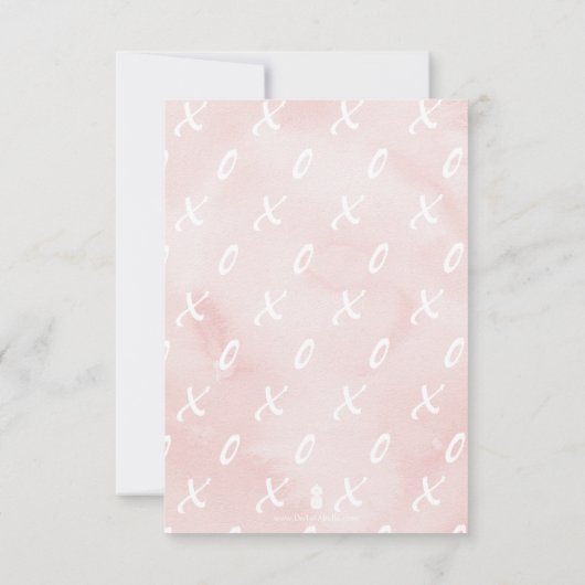 Invitation de fête d'anniversaire rose vif (Dos)