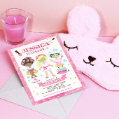 Invitation de fête d'anniversaire spa