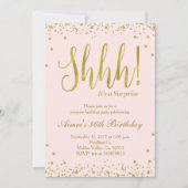 Invitation de fête d'anniversaire surprise (Devant)