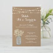 Invitation de fête d'anniversaire surprise - Rusti (Debout devant)