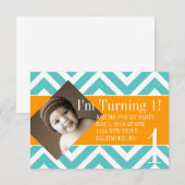 Invitation de fête d'anniversaire| Tournage|chevbl (Devant / Derrière)