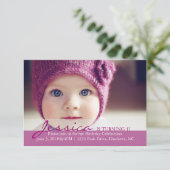 Invitation de fête d'anniversaire| Tourner 1 ! (Debout devant)