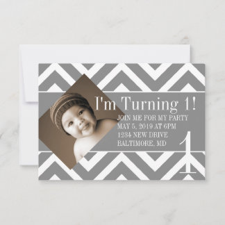 Invitation de fête d'anniversaire | Tourner Chevro