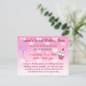 Invitation de fête d'anniversaire virtuelle (Debout devant)