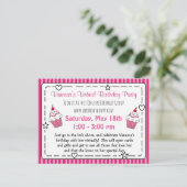 Invitation de fête d'anniversaire Whimscial virtue (Debout devant)