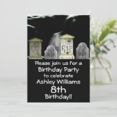 Invitation de fête d'anniversaire Zombie (Debout devant)