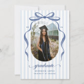 Invitation de fête d'annonce de remise de diplôme (Devant)