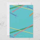 Invitation de fête d'arcade de pizza Game On sur t (Dos)