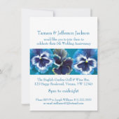 Invitation de fête de 5e anniversaire de mariage b (Dos)