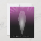 Invitation de fête de bachelor en smoking élégante (Dos)