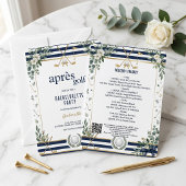 Invitation de fête de Bachelorette après Golf avec
