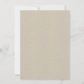 Invitation de fête de Bachelorette avec monogramme (Dos)