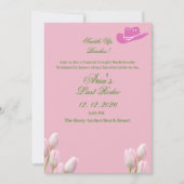 Invitation de fête de bachelorette Boho Coastal Co (Devant)
