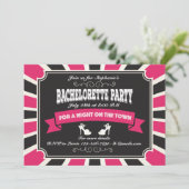 Invitation de fête de bachelorette chaude (Debout devant)