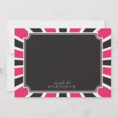 Invitation de fête de bachelorette chaude (Dos)