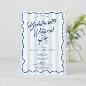 Invitation de fête de Bachelorette Cocktail de wee (Debout devant)