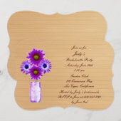 Invitation de fête de Bachelorette dans un bocal M (Devant / Derrière)