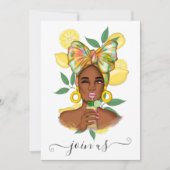 Invitation de fête de bachelorette d'été (Devant)