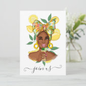 Invitation de fête de bachelorette d'été (Debout devant)
