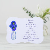 Invitation de fête de Bachelorette en pot Mason av (Debout devant)