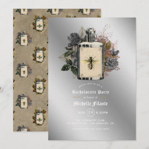 Invitation de fête de Bachelorette gothique Hallow