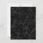 Invitation de fête de Bachelorette Halloween avec  (Dos)