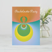 Invitation de fête de Bachelorette - Personnalisée (Debout devant)
