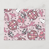 Invitation de fête de bachelorette Space Cowgirl (Dos)