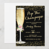 Invitation de fête de bachelorite au brunch Champa (Devant / Derrière)