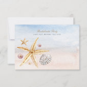 Invitation de fête de bachelorite de plage tropica (Devant)