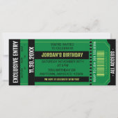 Invitation de fête de billet | Invitation à tout é (Devant)