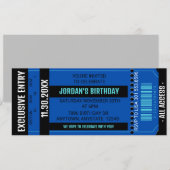 Invitation de fête de billet | Invitation à tout é (Devant / Derrière)