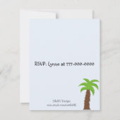 Invitation de fête de bon temps (Dos)