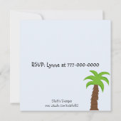 Invitation de fête de bon temps (Dos)