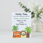 Invitation de fête de bon temps (Debout devant)