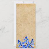 Invitation de fête de célibataire rustique avec bo (Dos)