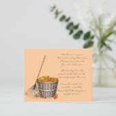 Invitation de fête de Chauffage de Maison Mignonne (Debout devant)