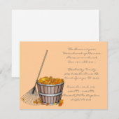 Invitation de fête de Chauffage de Maison Mignonne (Devant / Derrière)